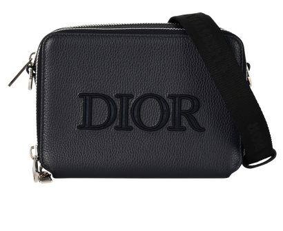 Messenger Pouch, &pound;895, Handbags, Blue, Leather, Front view